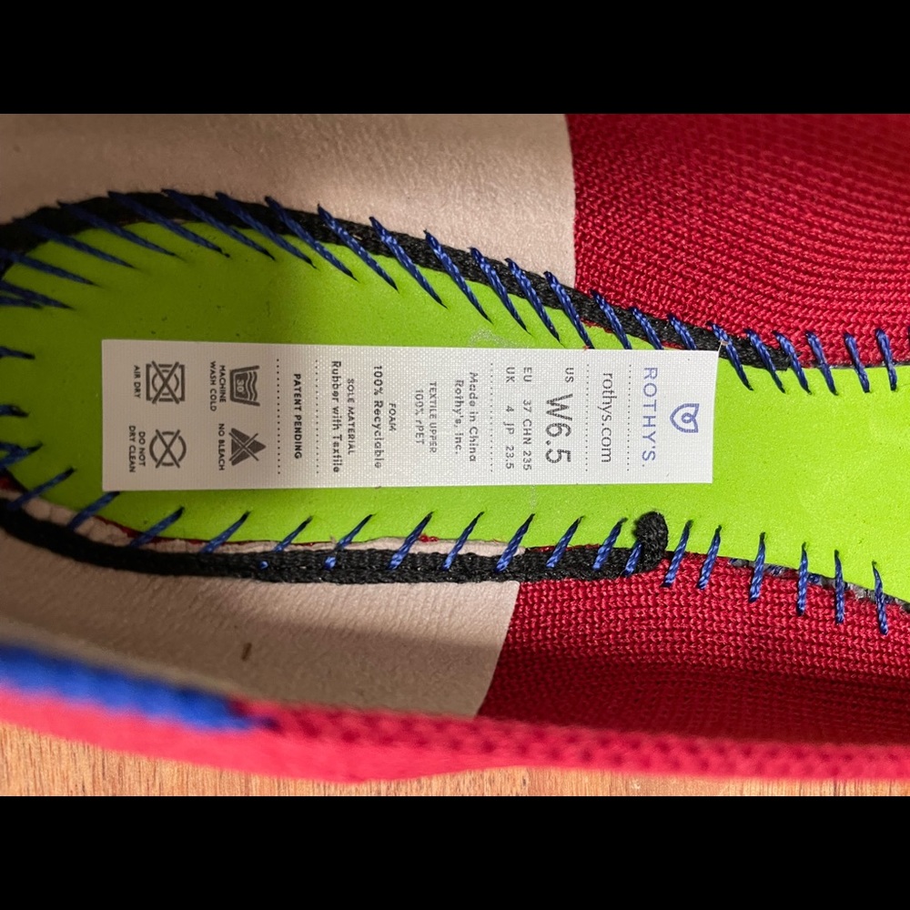 NIB Rothy’s Chili Red Size 6.5 SOLD OUT - Picture 4 of 5